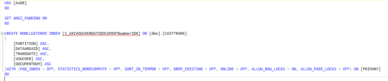 ERD - IndiceScriptSQL SQL Server